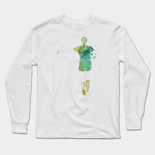 Soccer Player Girl Long Sleeve T-Shirt